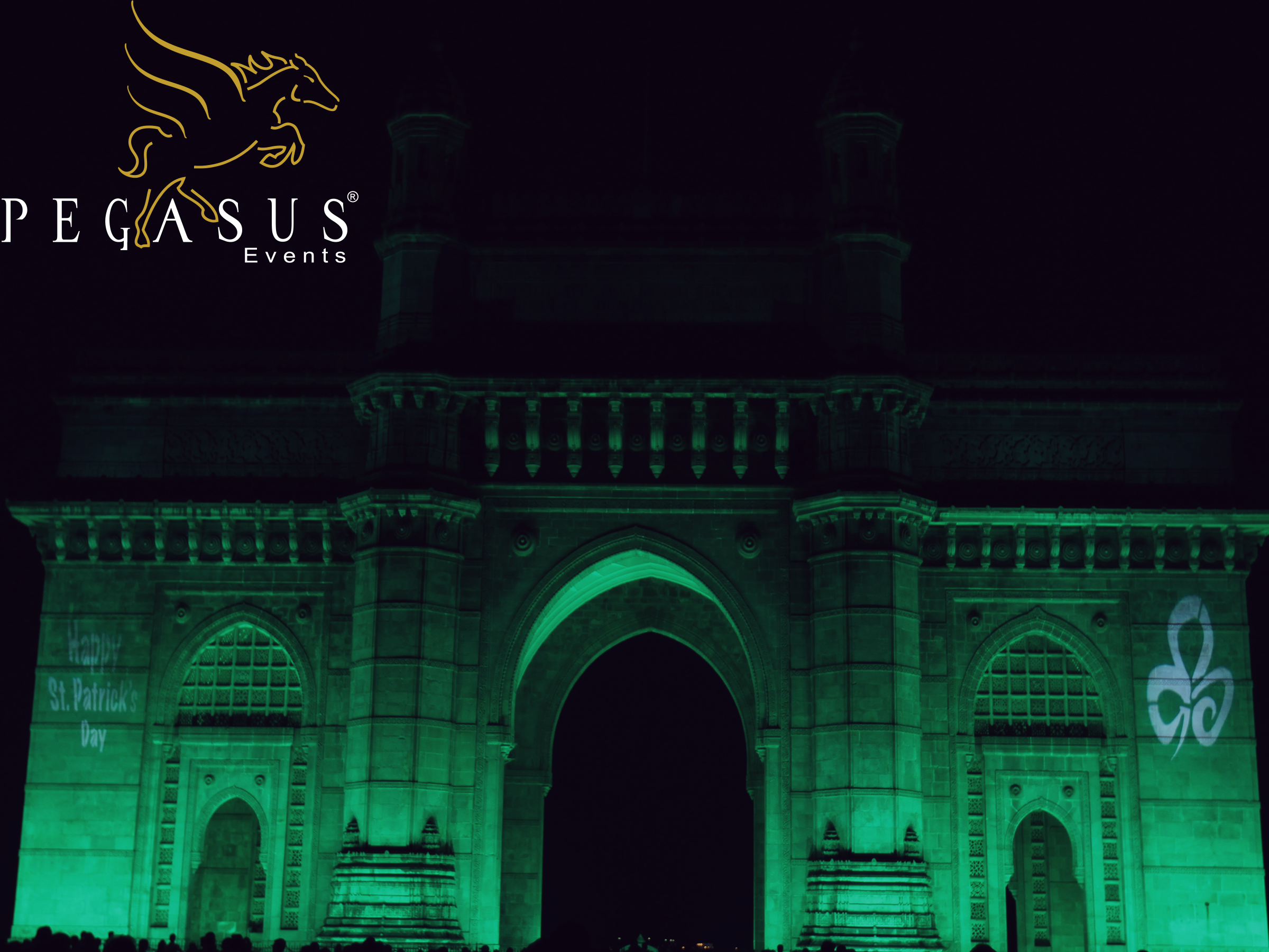 Gateway of India Illumination by Pegasus Events for St.Patricks Day