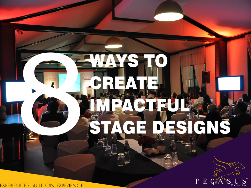 8 Ways to create impactful event stage designs