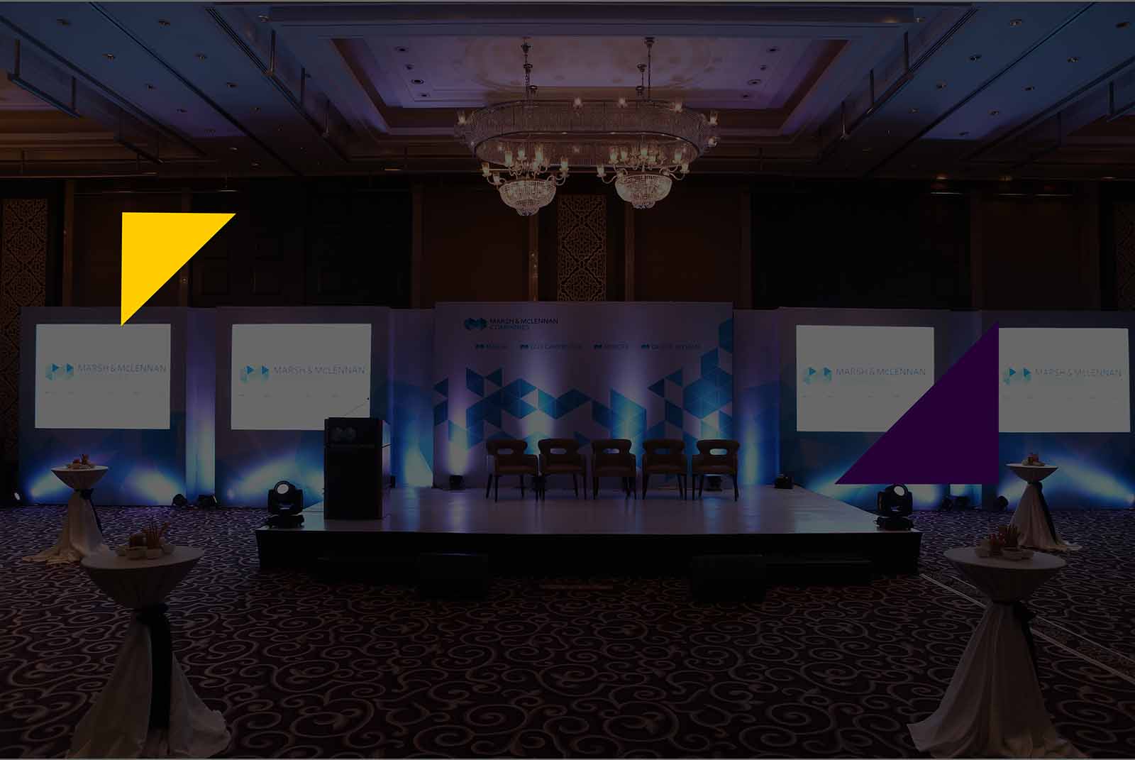 Header Image 3 of the Home Page corporate event planning company Pegasus Events Pvt Ltd website