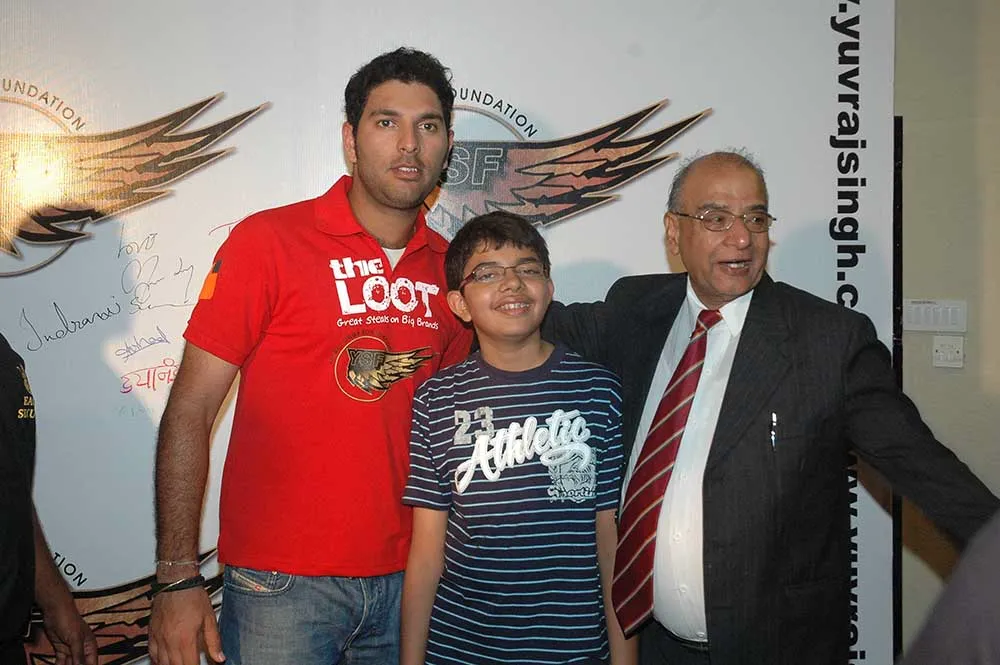 Launch of Yuvaraj Singh Foundation